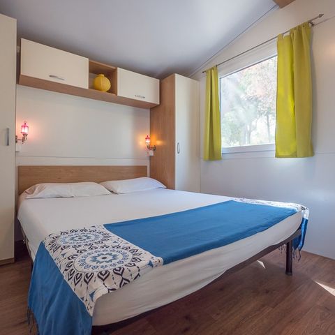 MOBILHOME 6 personnes - Comfort XL | 3 Ch. | 6 Pers. | Terrasse surélevée | Clim. | TV