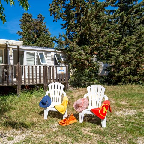 MOBILHOME 6 personnes - Comfort | 3 Ch. | 6 Pers. | Terrasse surélevée | Clim.