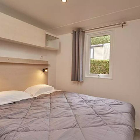 MOBILHOME 4 personnes - Comfort | 2 Ch. | 4 Pers. | Terrasse surélevée | 2 SDB | Clim. | TV