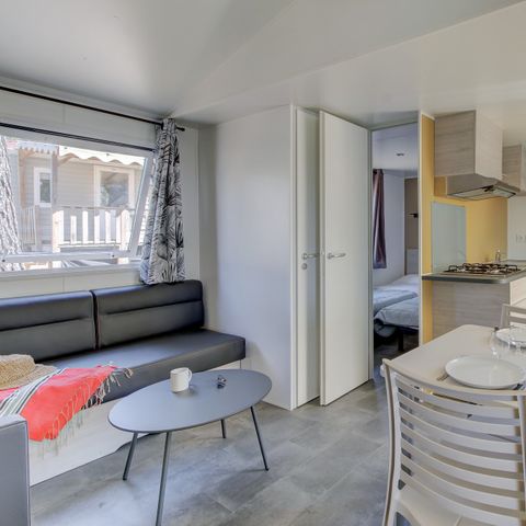 MOBILHOME 6 personnes - Comfort | 3 Ch. | 6 Pers. | Terrasse surélevée | Clim.