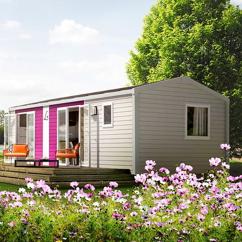 MOBILHOME 4 personnes - Mobil Home Bay 2 ch 4 pl Terrasse semi-couverte Clim TV