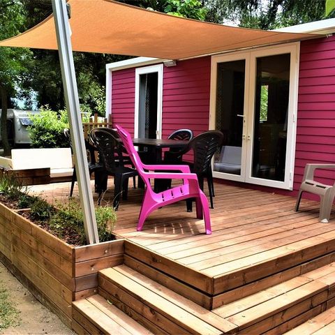 MOBILHOME 6 personnes - GRAND CHARME CLIM / TV / PLANCHA GAZ