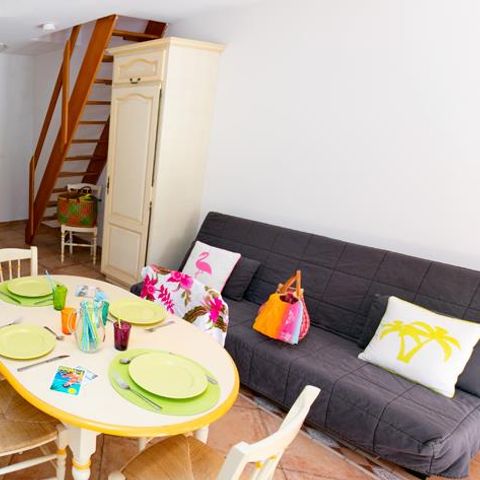 APPARTEMENT 4 personnes - 3 pièces Mezzanine 56 m² - 2 chambres - Climatisation et TV