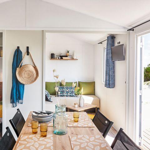 MOBILHOME 5 personnes - Mobil LAVANDE Climatisé 2 chambres (27m²)