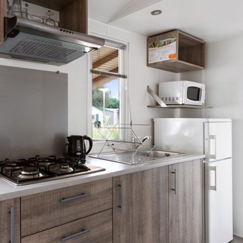 MOBILHOME 4 personnes - Premium | 2 Ch. | 4 Pers. | Terrasse surélevée | 2 SDB | Clim.