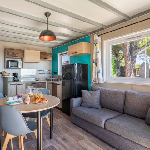 CHALET 5 personnes - Chalet | Comfort | 2 Ch. | 5 Pers. | Terrasse surélevée | Clim. | TV