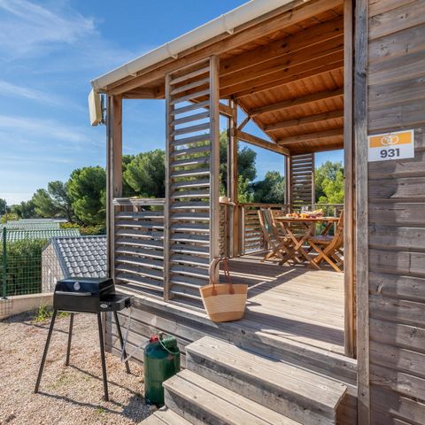 CHALET 5 personnes - Chalet | Comfort | 2 Ch. | 5 Pers. | Terrasse surélevée | Clim. | TV