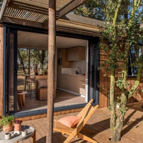 MOBILHOME 6 personnes - Lodge Luxe 2 à 6 pers. clim. Plancha
