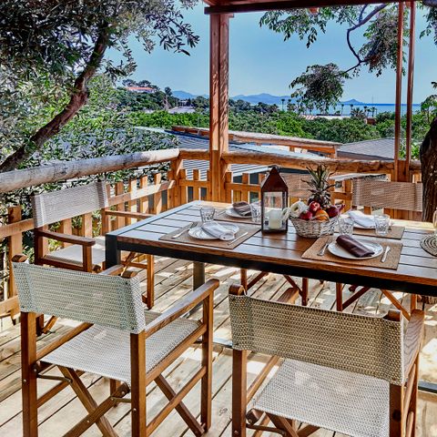 MOBILHOME 4 personnes - Lodge Luxe vue mer