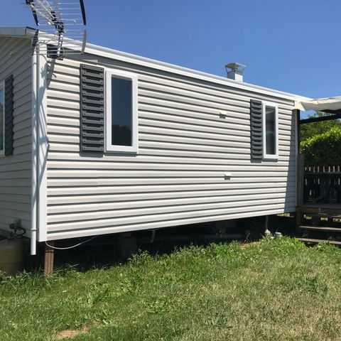 MOBILHOME 6 personnes - M5 M8  Malaga 2012 - terrasse d'angle couverte