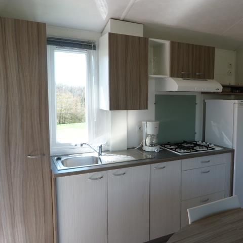 MOBILHOME 6 personnes - M5 M8  Malaga 2012 - terrasse d'angle couverte