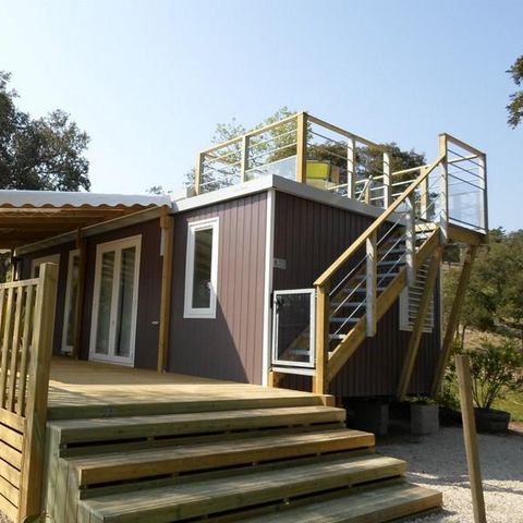 MOBILHOME 4 personnes - Privilège Solarium - 2 Chambres - 4 personnes