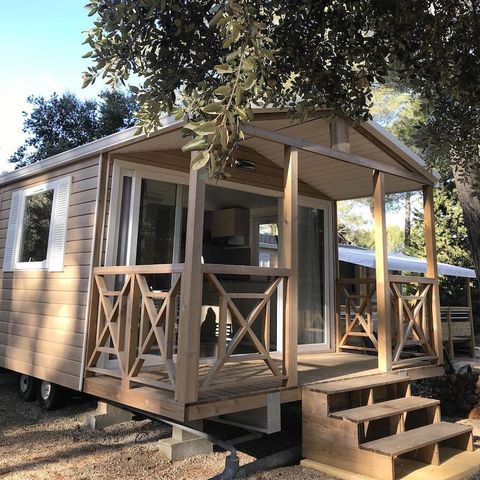 MOBILHOME 4 personnes - Mobile home Confort 28m² - clim + tv + terrasse couverte