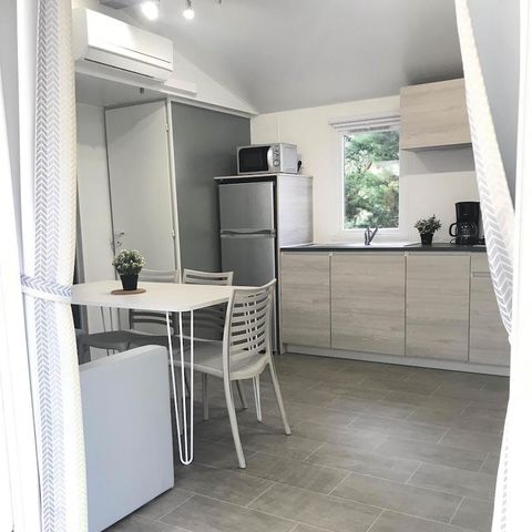 MOBILHOME 6 personnes - Mobile home 36m² - clim + TV + Terrasse couverte