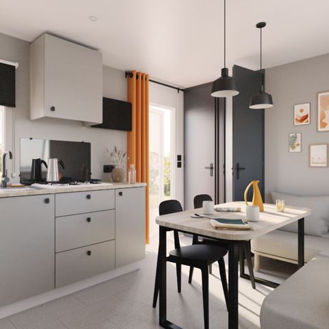 MOBILHOME 4 personnes - Mobil-home | Premium | 2 Ch. | 4 Pers. | Terrasse Lounge | Clim. | TV