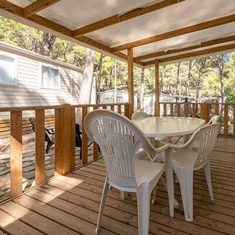 MOBILHOME 6 personnes - Comfort | 3 Ch. | 6 Pers. | Terrasse surélevée | Clim.