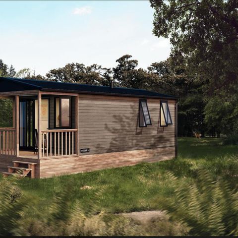 HÉBERGEMENT INSOLITE 4 personnes - Mobil home Cottage Premium 2 Chambres - climatisation - Lave vaiselle