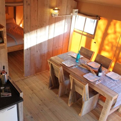 Tente en toile et en bois 5 personnes - Laurier