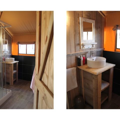 Tente en toile et en bois 5 personnes - Laurier
