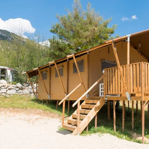 TENTE TOILE ET BOIS 5 personnes - Laurier