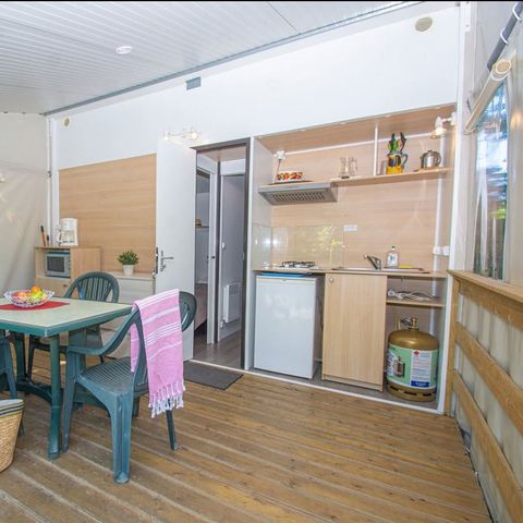 TENTE TOILE ET BOIS 5 personnes - Tithome 4/5 personnes