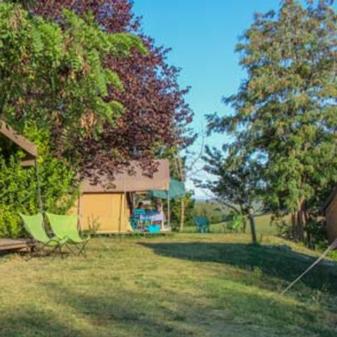 TENTE TOILE ET BOIS 4 personnes - Tente Safari - 4 pers - sans sanitaires