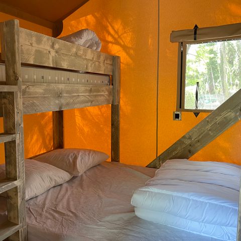 TENTE TOILE ET BOIS 5 personnes - Lodge Safari