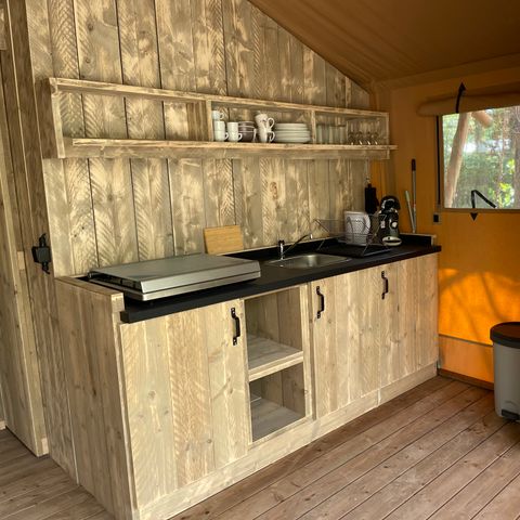 TENTE TOILE ET BOIS 6 personnes - Lodge Safari