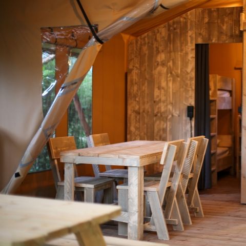 TENTE TOILE ET BOIS 4 personnes - Lodge Safari 27 m²