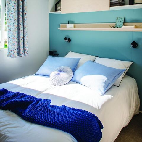 MOBILHOME 6 personnes - Home-Flower Premium 30m² (3 chambres) + terrasse couverte de 16m²