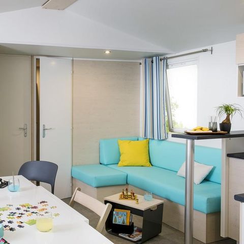MOBILHOME 6 personnes - Home-Flower Premium 30m² (3 chambres) + terrasse couverte de 16m²