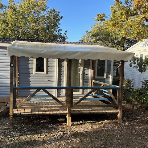 MOBILHOME 4 personnes - Mobil-home Confort 24m² (2 chambres) + terrasse couverte