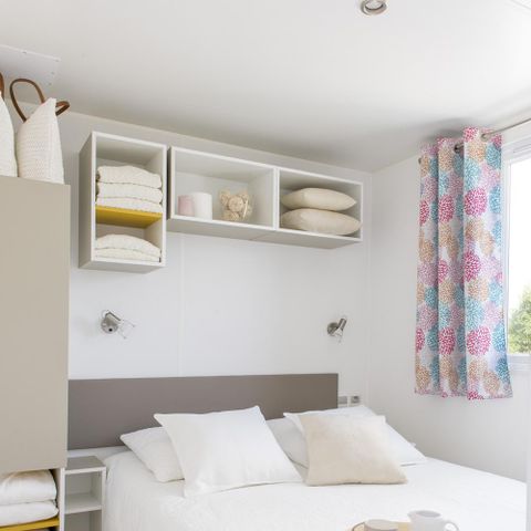 MOBILHOME 4 personnes - Confort + 28m² (2 chambres) + terrasse couverte 10m²