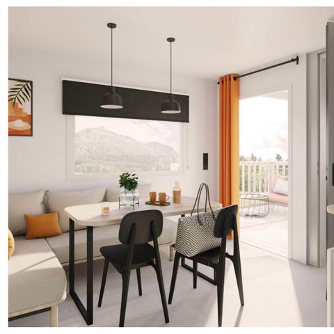 MOBILHOME 5 personnes - MOBIL HOME 28m2 confort+ 2chb 5 pers