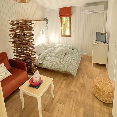 Chalet 2 personnes - Prestige 1 ch 2/3 pers 13m²+ 8m²