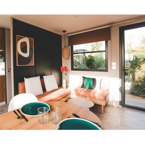 Mobilhome 4 personnes - Lodge Sunêlia Luxe 2 ch