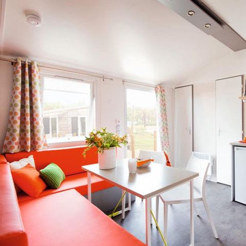 MOBILHOME 5 personnes - Mobilhome Classique 2 ch + Terrasse - Bord de Rivière