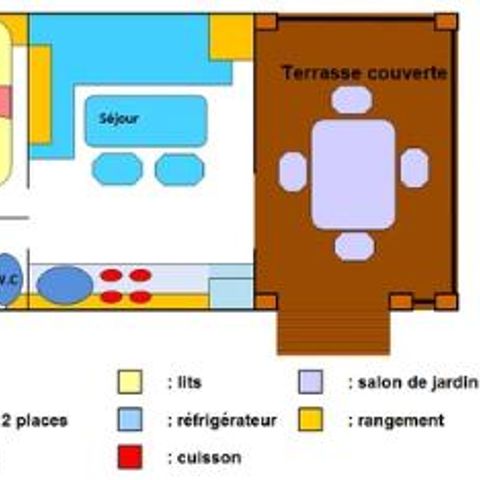 MOBILHOME 2 personnes - Olivier