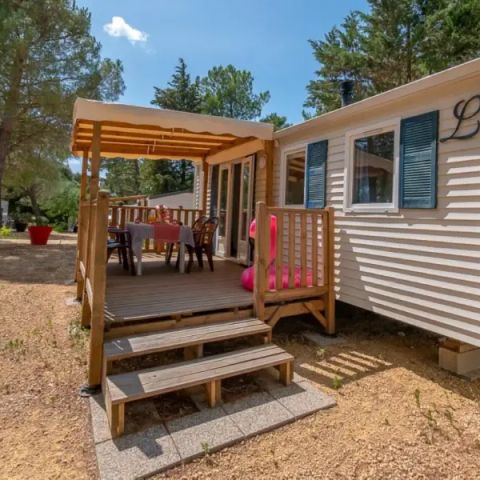 MOBILHOME 4 personnes - Aqua 2 Chambres 4 Personnes Terrasse semi-couverte TV