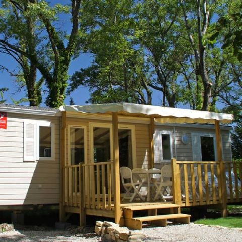 MOBILHOME 6 personnes - Mobil-home Confort 33m² 3 chambres - terrasse semi-couverte - climatisation 6 pers