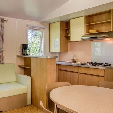 MOBILHOME 6 personnes - Mobil-home Confort 33m² 3 chambres - terrasse semi-couverte - climatisation 6 pers