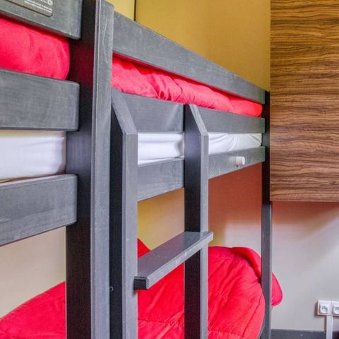 CHALET 5 personnes - Chalet Confort 25m² 2 chambres - terrasse couverte - climatisation 5 pers