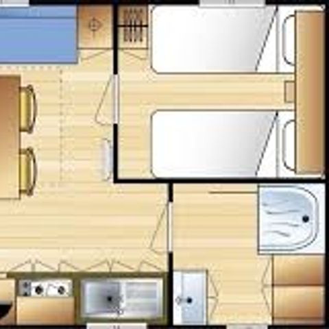 MOBILHOME 4 personnes - Family Classic - Climatisation - TV vue jardin