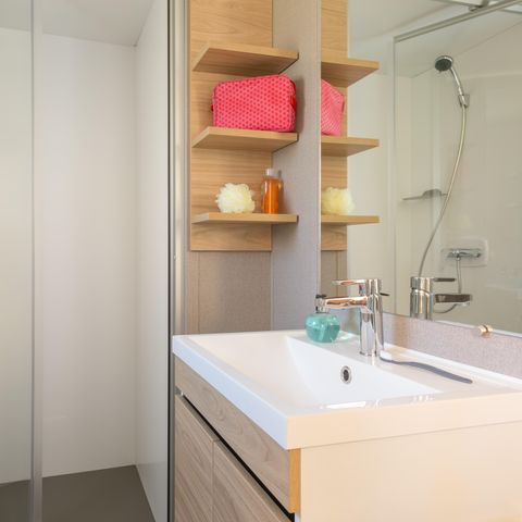 MOBILHOME 6 personnes - Espace Premium 32m² - Climatisation - TV vue montagne