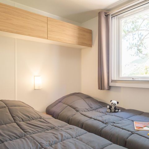 MOBILHOME 6 personnes - Espace Premium 32m² - Climatisation - TV vue montagne