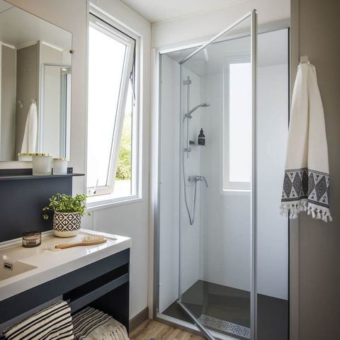 MOBILHOME 4 personnes - Loggia Premium 28m² - Climatisation - TV
