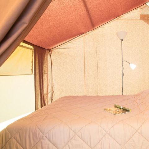 Tente en toile et en bois 5 personnes - Tente Ciela Nature - 2 chambres (sans sanitaire)
