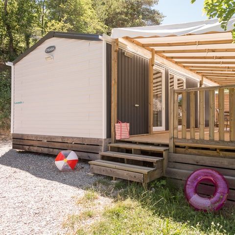MOBILHOME 6 personnes - Prestige SPA - 3 chambres dont 1 suite parentale - draps, serviettes et plancha