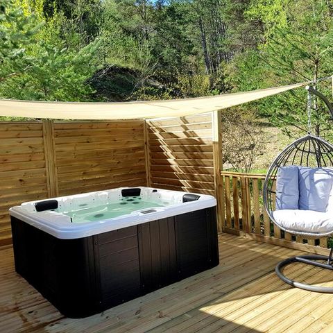 MOBILHOME 6 personnes - Prestige SPA - 3 chambres dont 1 suite parentale - draps, serviettes et plancha