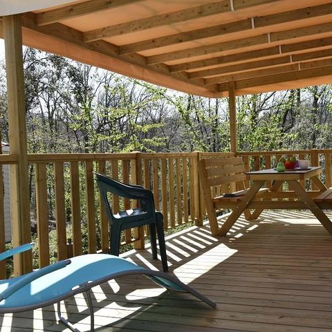 MOBILHOME 6 personnes - Cottage LE CORDELIA - climatisé - 3 chambres - S
